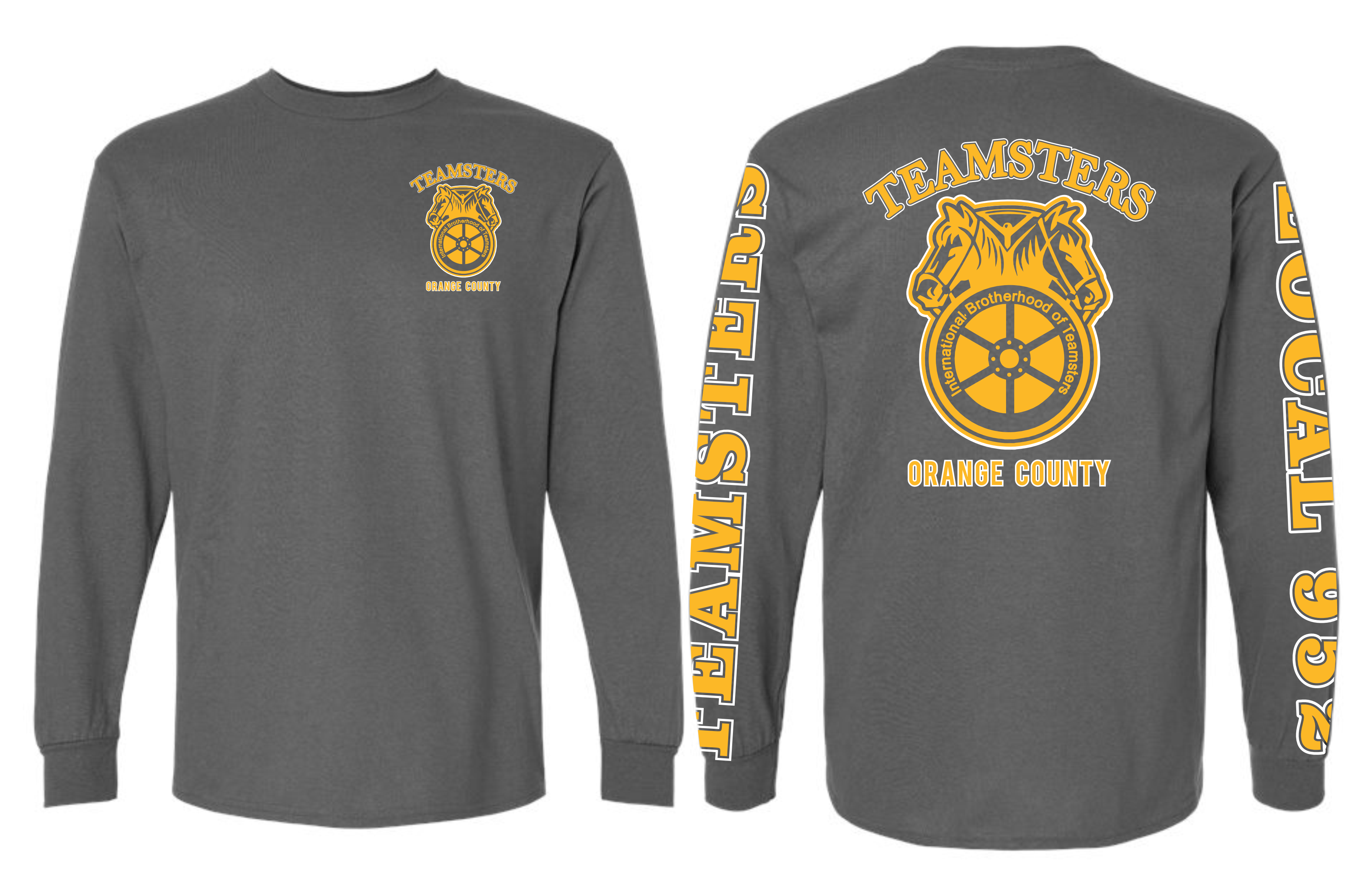 T-SHIRT LONG-SLEEVE TEAMSTERS GREEN
